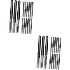 MAGICLULU 40 Stk Wimpernkamm Mit Deckel Spoolie Make-up-versorgung Mascara-wimperntrenner Mini-werkzeuge Reisekamm Wimpernapplikator Übungswerkzeuge Kunststoff Damen Mehrzweck