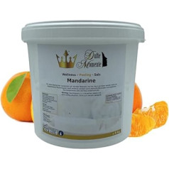 Dufte Momente Mandarin Salt Body Scrub 5 kg - Purest Sea Salt with High-Quality Massage Oil as Care Component - Popular with Commercial Users such as Hotels, Thermal Baths etc.