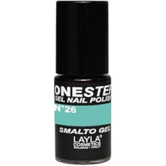 LAYLA COSMETICS One Step Gel Nail Polish, Tea Rime Number 26