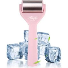 Hilph Ice Roller for Face and Eyes, Medium Size, Stainless Steel Ice Facial Roller for Skin Irritation, Face Roller, Massager for Swelling, Migraine and Light Injuries, Gift for