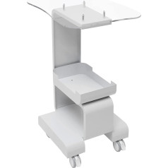 AOOUNGM Beauty Salon Trolley Salon Trolley Cosmetic Trolley with Brake Wheel and Storage Basket Tool Trolley Portable Trolley for Hairdresser Beauty Salon Spa