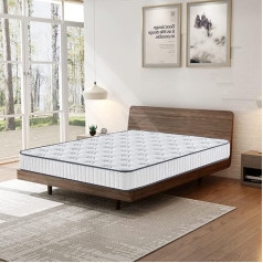 Stanew 22cm Memory Foam Mattress and Mattress Perfect Support High Elasticity Highly Breathable Double Sided Mattress (140 x 190 cm)