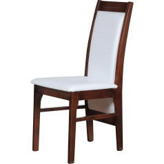 4Mybaby Gmbh Best for Home Dining Room Chairs Set of 2 / 4 / 6 Dining Room Chairs Made of Real Wood 3 Colours (White, Set of 4)