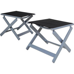 Chicreat Upholstered, Folding High-Back Chair/Lounger/Footstools