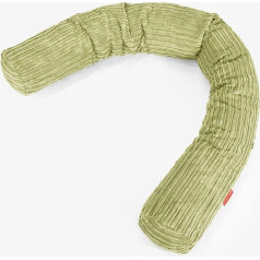 Lounge Pug , CloudSac C150-L Side Sleeper Pillow Latex Flakes Blend, Cord Light Green