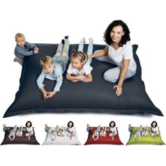 Sunnypillow XXL Bean Bag, Seat Cushion Made of Faux Leather, Outdoor & Indoor 180 x 145 cm with 380 L Polystyrene Filling, Chair for Children and Adults, Sofa Bean Bag, Many Colours and Sizes to