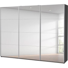 Rauch Möbel werke gmbh Caracas Sliding Door Wardrobe, Engineered Wood, Grey-Metallic, 271 x 210 x 62 cm