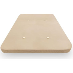 ‎Hogar24 Es HOGAR24 ES Upholstered Base | Made of Crossbars and Air Valves | Beige 3D Fabric | Leg Set Not Included | Dimensions: 90 x 180 cm