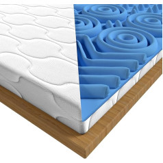Pokar Premium Mattress Topper Mattress Topper Mattress Topper Mattress Protector for Mattress Washable and Suitable for Allergy Sufferers 130 x 200 cm