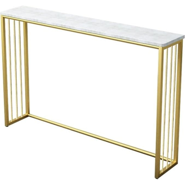 Generic Console Table Narrow Sofa Table Console Table Entrance Table Console Table Narrow Long Table Space Saving Hallway Table with Metal Frame for Small Spaces, Living Room, Entrance, Simple
