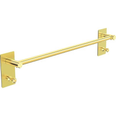 Strength Enemy Towel Rail, Self-Adhesive Towel Rail, 1 Tier Bath Towel Rail, Wall Mounted Towel Rail, Stainless Steel Towel Rail for Bathroom, Kitchen Rail, Towel Rail (Gold, 60 cm)