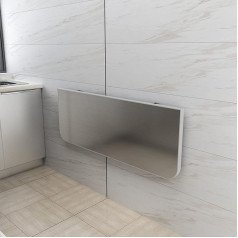 Generisch Zusammenklappbarer Küchen-Bartisch für kleine Räume, Esstisch, Arbeitstisch für Zuhause, Büro, Garage, Garten, Waschküche, Edelstahlkonstruktion.