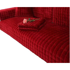 uyeoco Sofa Cover Corner Sofa Cover Sofa Throw L Shape 3/2/1/4-Seater Sofa Protector Non-Slip Dog Cat Sofa Covers (Colour: #17, Size: 90 x 180 cm)