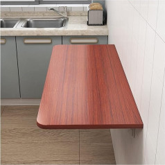 Generisch Folding Table Wall Mounted Home Office Laundry Room Garage Space Saving Folding Workbench with Falling Leaf Ideal for Small Spaces