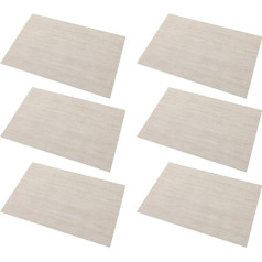 Rtauhife Tischsets-Set mit 6 Waschbaren, Abwischbaren Tischsets für Den Küchentisch, Hitzebeständige, rutschfeste Tischsets-C, Einfach zu Verwenden