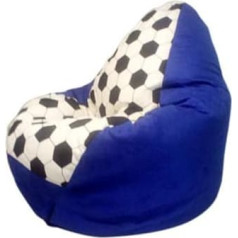 Altmark-Design XL Football No. IX Blue - Light Blue with Ticking