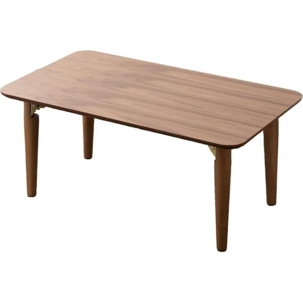 Emoor Wooden Coffee Table Folding Medium Rectangle Walnut