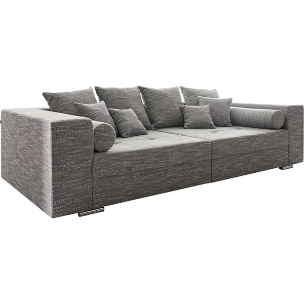 Delife Marlen XXL Sofa, Light Grey, 300 x 140 cm, Big Sofa