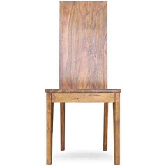 Massivmoebel24.De Sheesham Chair 45 x 53 x 104 cm Life Honey Painted Metro Life #169