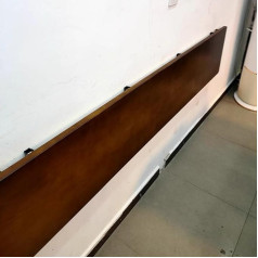 Generisch Schwebender Klapptisch zur Wandmontage, mit Montagezubehör, großer, platzsparender Schreibtisch für Wäsche oder Computer (80 x 40 cm)