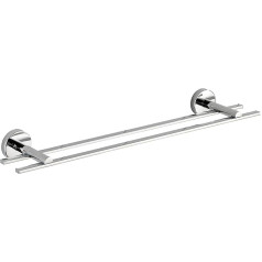 Wenko 22321100 Bath Towel Rail Chrome Die-Cast Zinc 12 x 23 x 6 cm