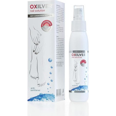 OXILVER® NAIL Solution for Nail Care and Cuticle Care. Nail Fungus and Nail Hardener Spray. Cosmetic Product with Active Oxygen & Panthenol, 100 ml