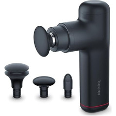 Beurer MG 79 Massage Gun Sensitive, Compact Massage Gun with 3 Attachments, Gentle Trigger Point Massage for Sensitive Body Areas, Handy Muscle Massager with 3 Intensity Levels