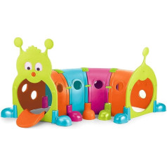 FEBER - Febergus Children's Sports Tunnel Indoor and Garden with 4 Expandable Colourful Modules, Outdoor Toy for Boys and Girls +3 Years, Famosa (FEU12000)