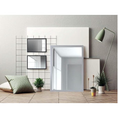 Zalena Beach 50 x 120 cm Frame Mirror Wall Mirror Design Mirror Bathroom Mirror for the Home Guest Bathroom Hallway Gadrobe Living Room