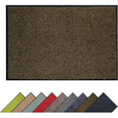 Astra Proper Tex Uni Dirt Trapper Door Mats, Durable, Washable, Suitable for Indoor Areas, Various Colours and Sizes, brown, 60 x 180 cm
