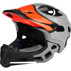 Kavolet Children's Helmet Integrated Bicycle Helmet Children Removable Chin Guard Integral Helmet for Children, Full Face Helmet MTB BMX Helmet, Sports Safety Helmet for Bike, Skateboard, Roller