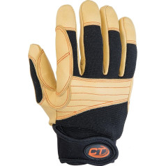 Climbing Technology ProGrip Plus Full Finger Glove, unisex adult, Progrip Plus, brown, Medium
