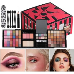 Professionelles Make-up Sets, MKNZOME Schminkkoffer Schminke Set Damen Schminkset Makeup Paletten Kosmetik Lidschatten Lipgloss Geburtstags Weihnachten Geschenkset