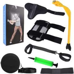 6-Piece Golf Swing Training Aid, Golf Swing Trainer, Golf Swing Trainer, Portable Golf Training Aid Right Distance, Practice Aid for More Constant Golf Swing