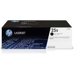HP 25X High Yield Black Original LaserJet Toner Cartridge (CF325X)