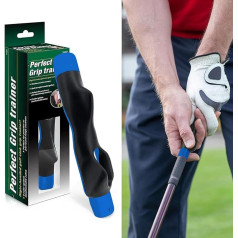 Pipihome Golf Training Grip Golf Grip Aid Tool Golf Training Aid Posture Corrector Teaching Exercises Non-Slip Auxiliary Aid Corrector for Golf Coach Golf Trainer Beginner