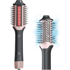 Webeauty Dual Mode Hair Dryer Brush & Straightening Brush, [4-in-1] High Speed Hot Air Brush 110,000 rpm, Quick Drying, Volumising, Straightening, Round Brush Hairdryer Coanda Airflow for All Hair