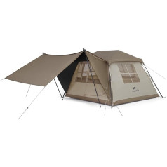Naturehike Camping Tent 2-4 Person Pop Up Tent Family Dome Tent Waterproof Pop Up Tent Easy Set Up Automatic Tent for Camping Hiking Outdoor