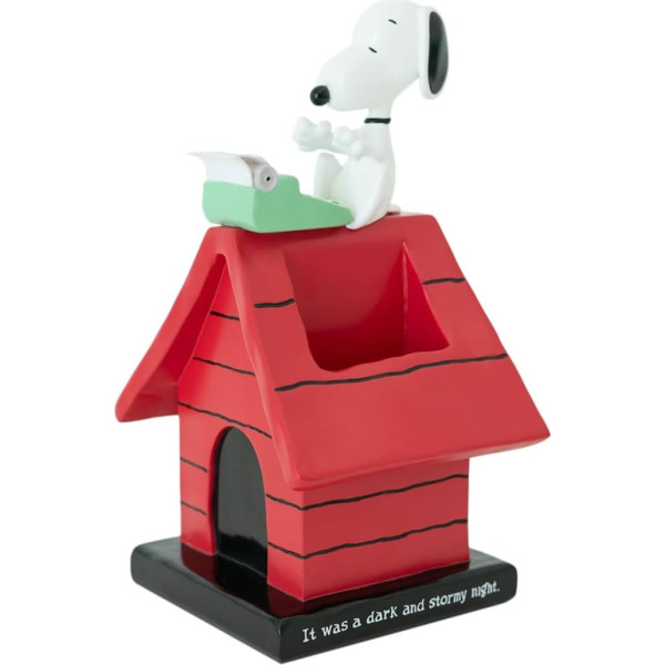 Grupo Erik Pen Holder Peanuts Snoopy Desk Organiser Desk Decoration - Snoopy Figure Pen Holder Desk Accessories Official Snoopy Fan Item - Pen Organiser