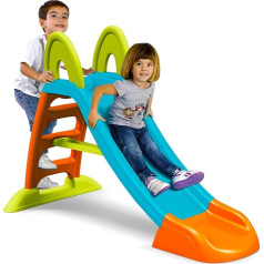 FEBER - Slide Plus FAMOSA (FEL08000) Water Slide with Hose Hole, Non-Slip Stairs, Multicoloured, Durable and Easy to Assemble for Children from 2 to 7 Years