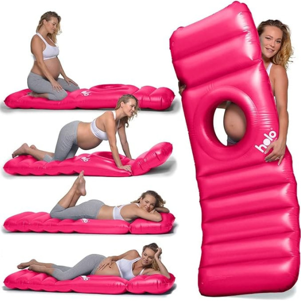 Holo - The Inflatable Maternity Pillow Raft with a Hole for Tummy Resting Made Easy During Pregnancy