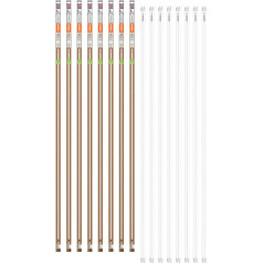 Osram Tube T8 Frosted 58 Non-Dim, 17.6 W/840 G13 [Pack of 8], White