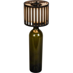 Konstsmide 7837-752 LED Bottle Light, Black, Indoor/Outdoor, Wireless, 13 x 13 x 28 cm