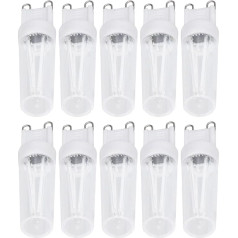 Pack of 10 G9 Small Bulbs Blue Light Small Bulbs Light Energy Saving Replacement LED Bulbs for Chandelier Table Lamp 500lm 3W 220V