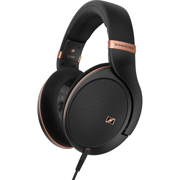 Sennheiser HD 505 SE Wired Over-Ear Headphones with Transparent Sound and Controlled Bass, Optimized Comfort for Music, Work and Gaming - Includes 1.80m Cable - Copper Edition