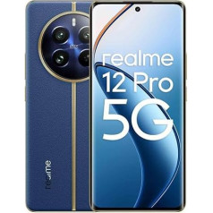 realme 12 Pro 5G 8+256GB Portrait Camera with Telephoto Lens, Sony IMX882 with OIS Curved Display 120Hz Snapdragon 6 Processor 1st Generation 5G Submarine (Blue)