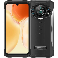DOOGEE S98 Outdoor Smartphone without Contract, Helio G96 8GB + 256GB, 64MP Triple Rear View Camera (20MP IR Night Vision), IP68 Waterproof Android 12 Mobile Phone, 6.3 Inch FHD+, Wireless Charging
