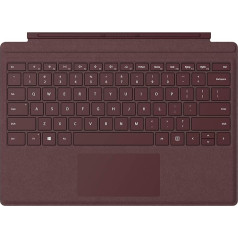 Microsoft Surface Go Signature Type Cover mobile device keyboard Burgundy Swiss - Mobile device keyboards (Burgundy, Alcantara, Mini, Surface Go, Trackpad)