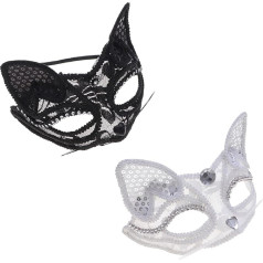 Happyyami Mardi Halloween Cosplay Medium Mask for Carnival Prom Retro Costume Party Accessories
