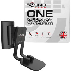 ONE Wall Mount, Tilt and Swivel, Black, Single, Compatible with ONE, ONE Gen 2, ONE SL & Play:1, Effortless Installation, Includes Mounting Kit